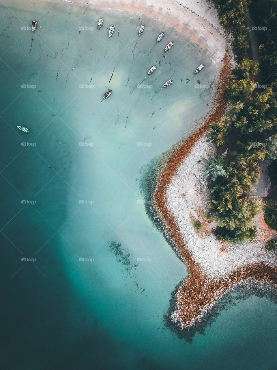 Middle of sea looking awesome