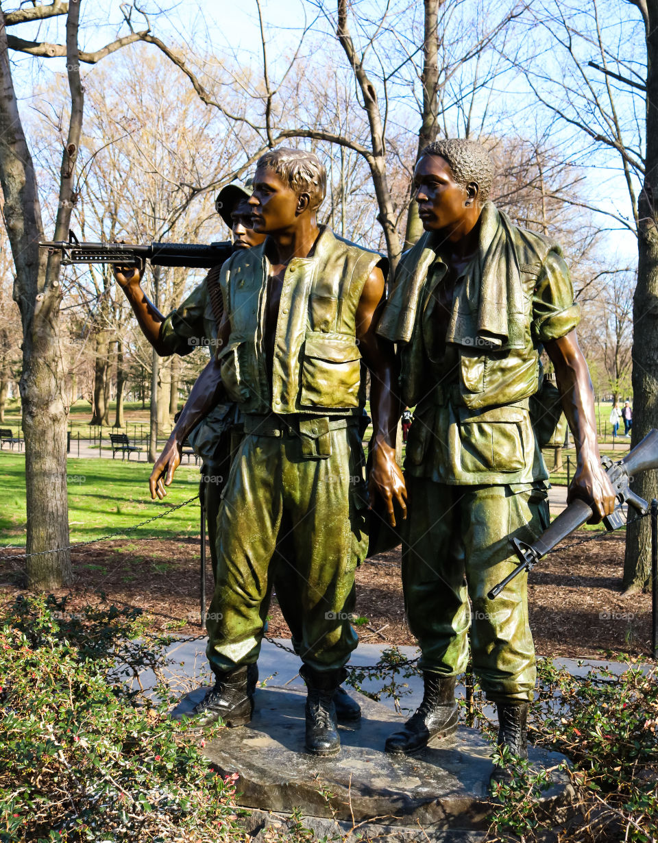 African American Vietnam War Memorial Washington DC