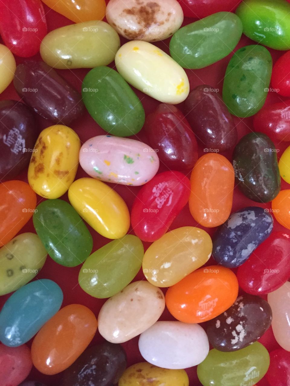Tray of jelly beans 