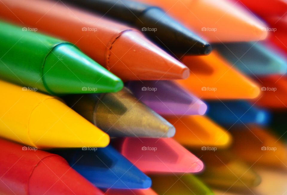 Coloured Wax Crayons