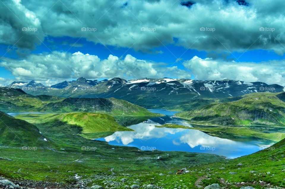 Scenic view of a lake