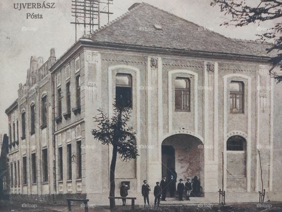 Vrbas Serbia old Post office old photo