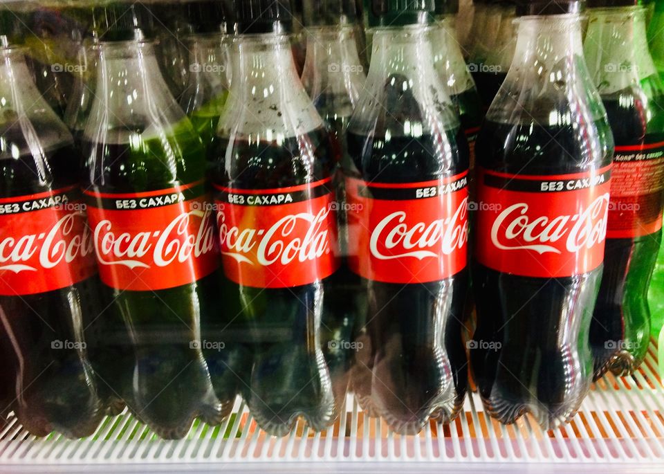 Coca-cola brand black red