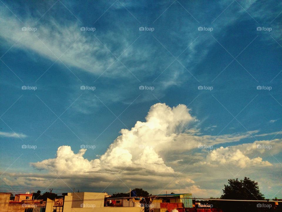 Beautiful cloud formation