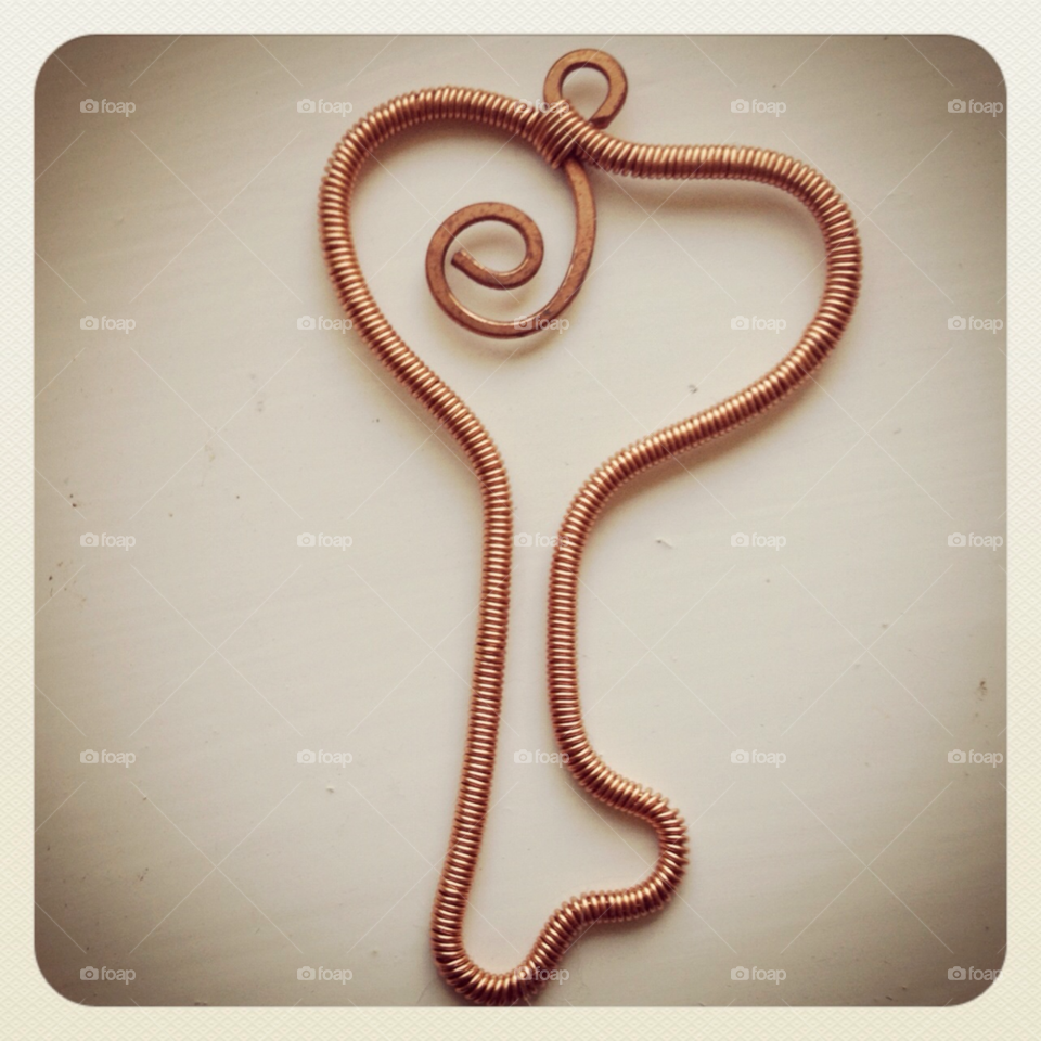 vintage heart love wire by cataana