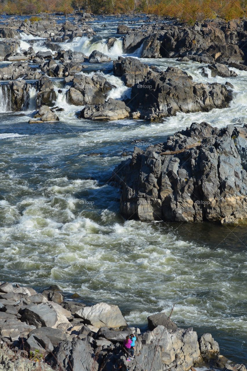 The mighty Potomac River at Great Falls