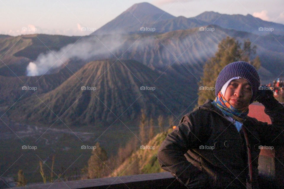 sunrise in Bromo mountain