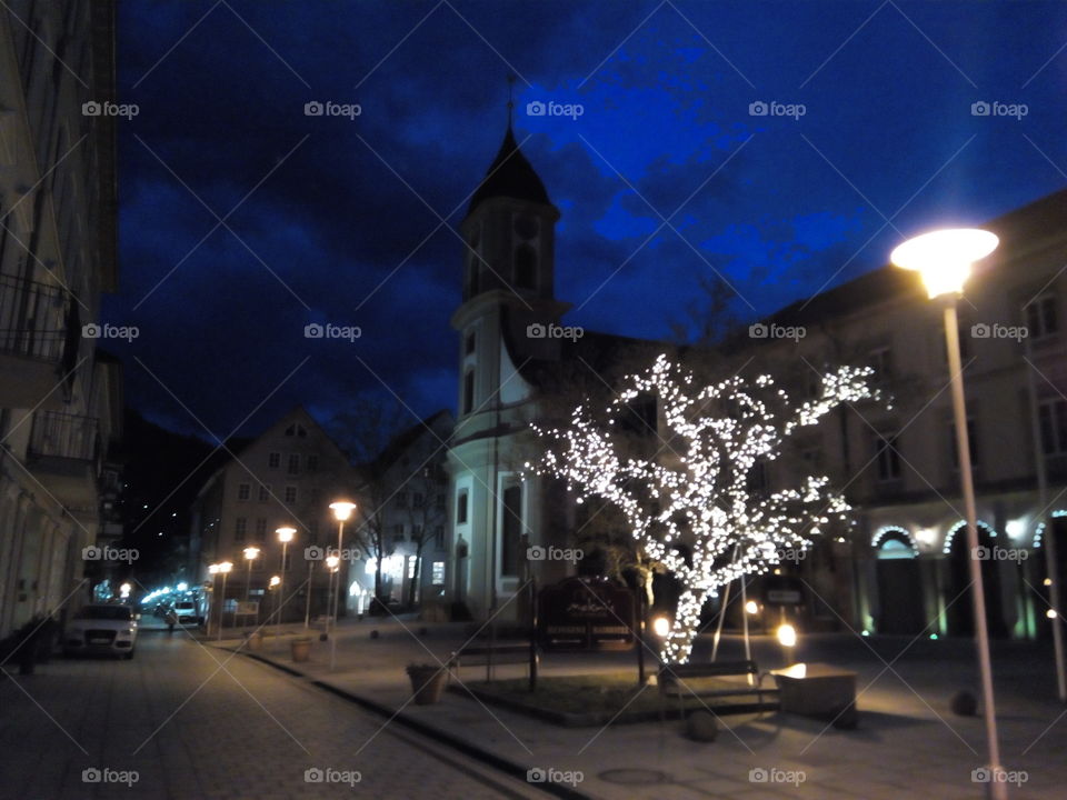 February evening in Bad Wildbad