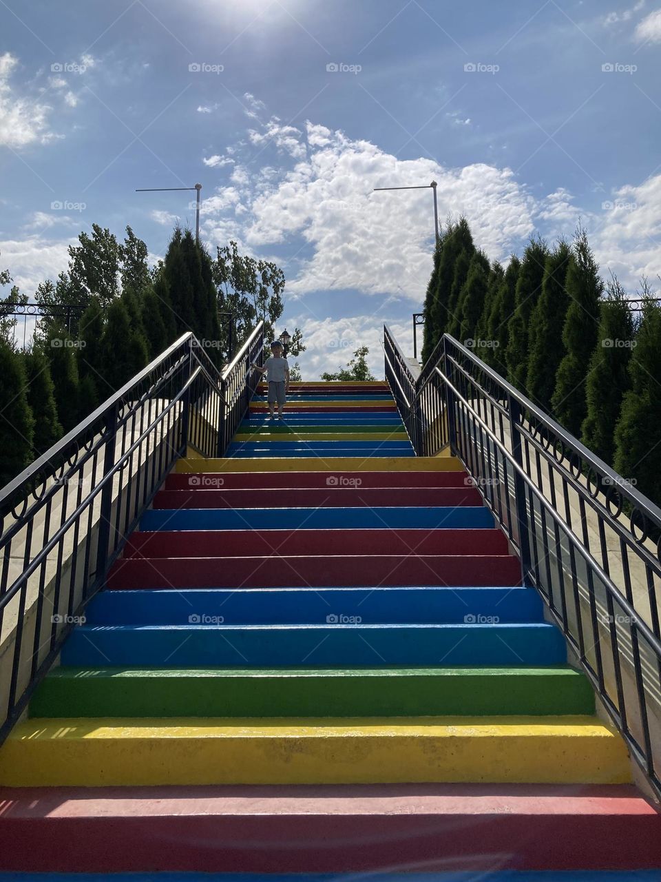 rainbow staircase