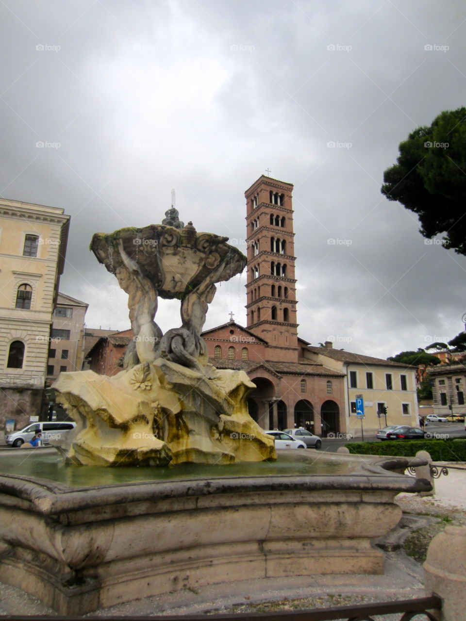 Architecture, Fountain, Travel, Sculpture, No Person