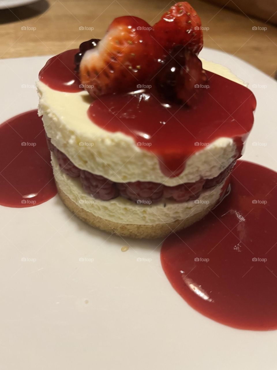 A circle dessert 