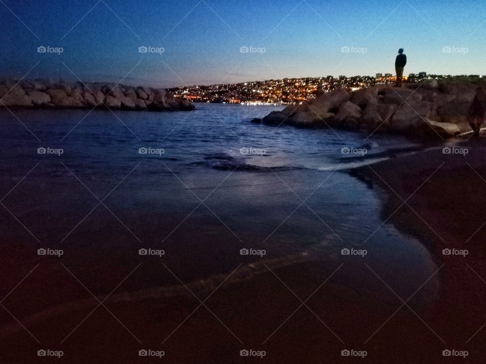 Seascape in Naples