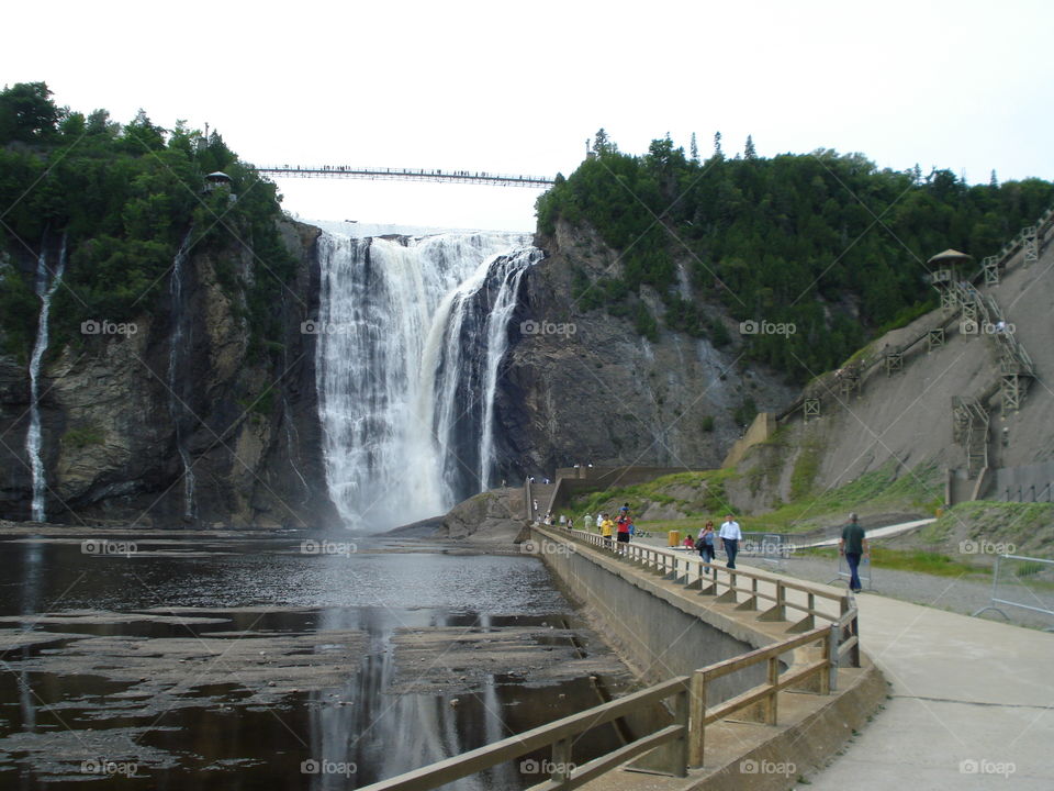 Québec waterfall