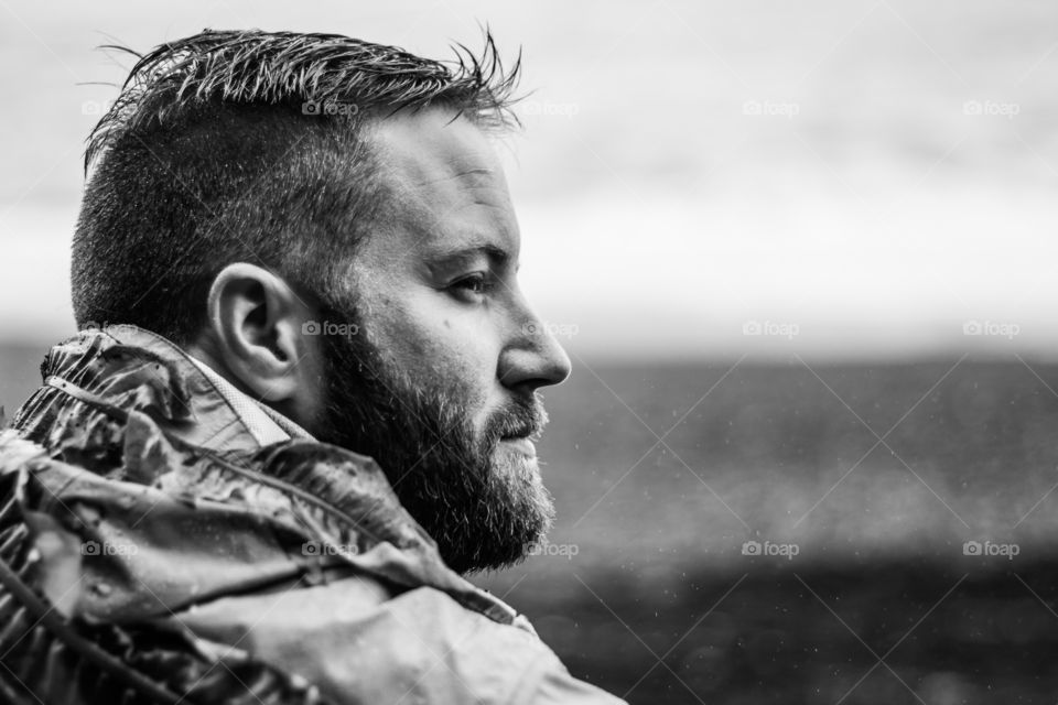 Close-up of young man