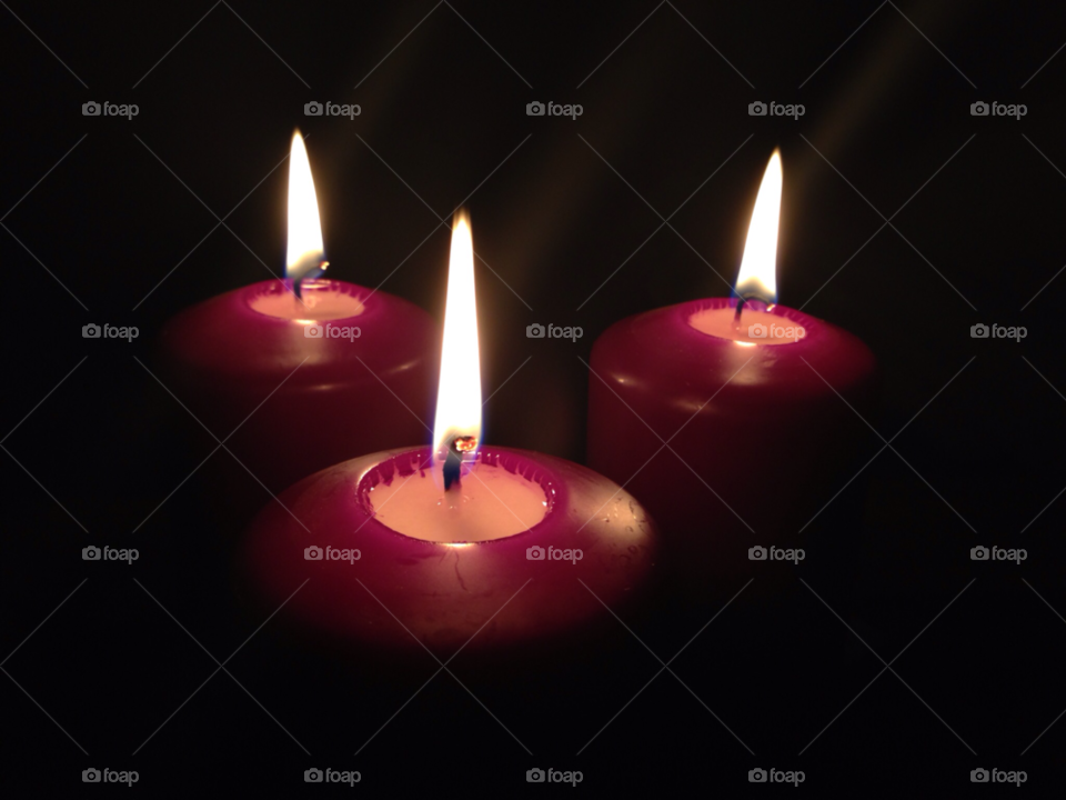 light candles three burning by MagnusPm