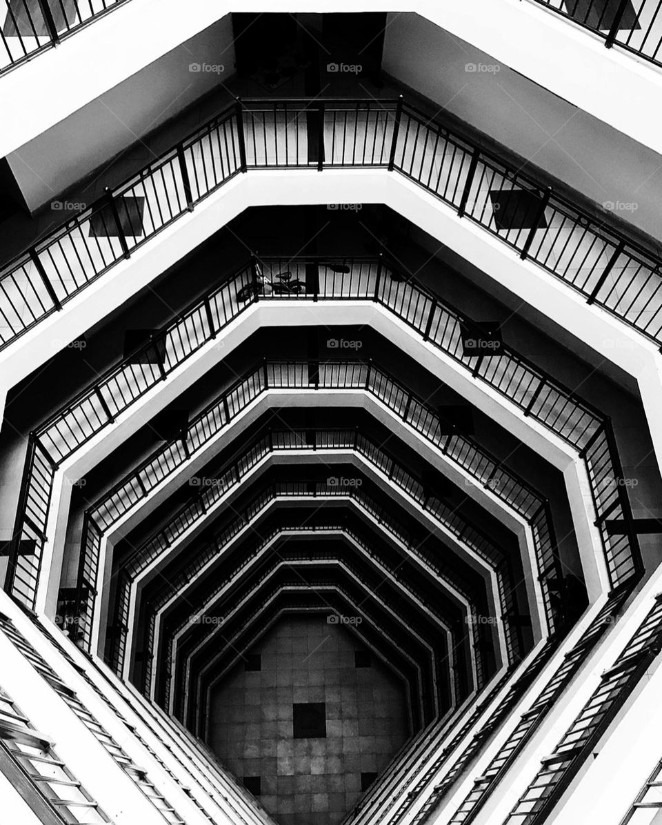 A well designed building with incredible view.