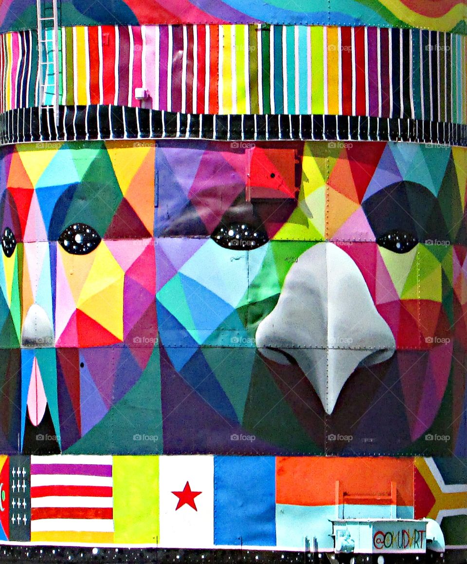 street art. colorful