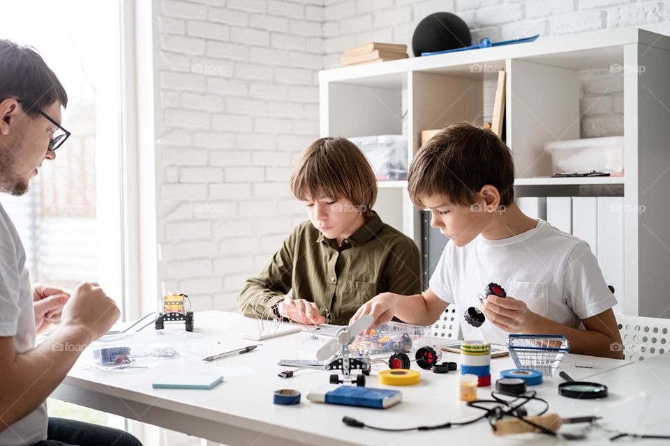 boys playing cars