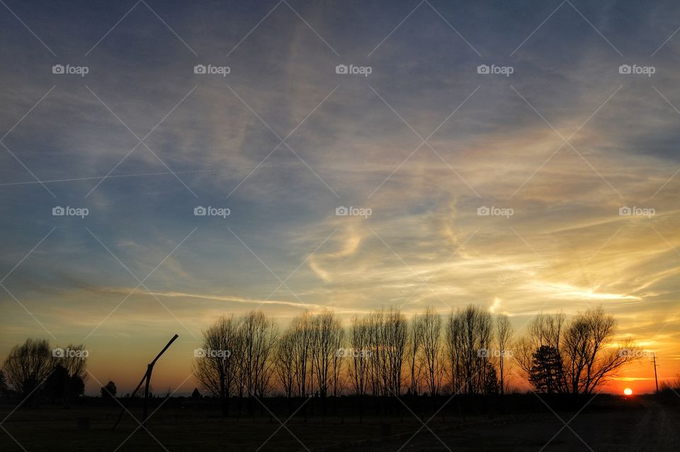Sunset, Dawn, Landscape, Sun, Nature