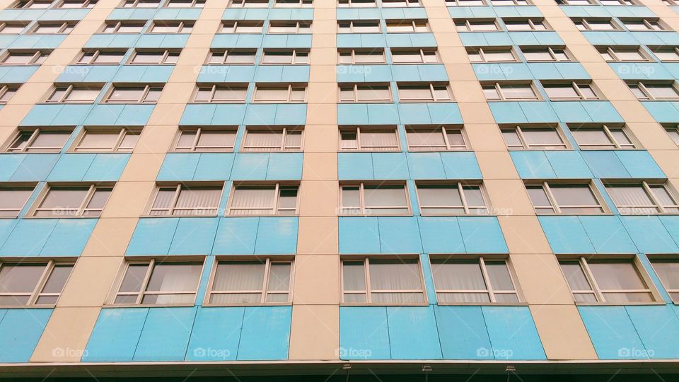 a window in a building structure