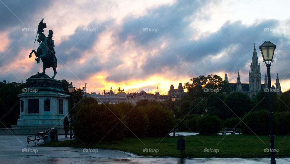 Vienna sunset