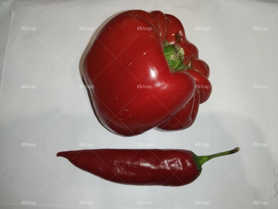 bell pepper and red chilly:)