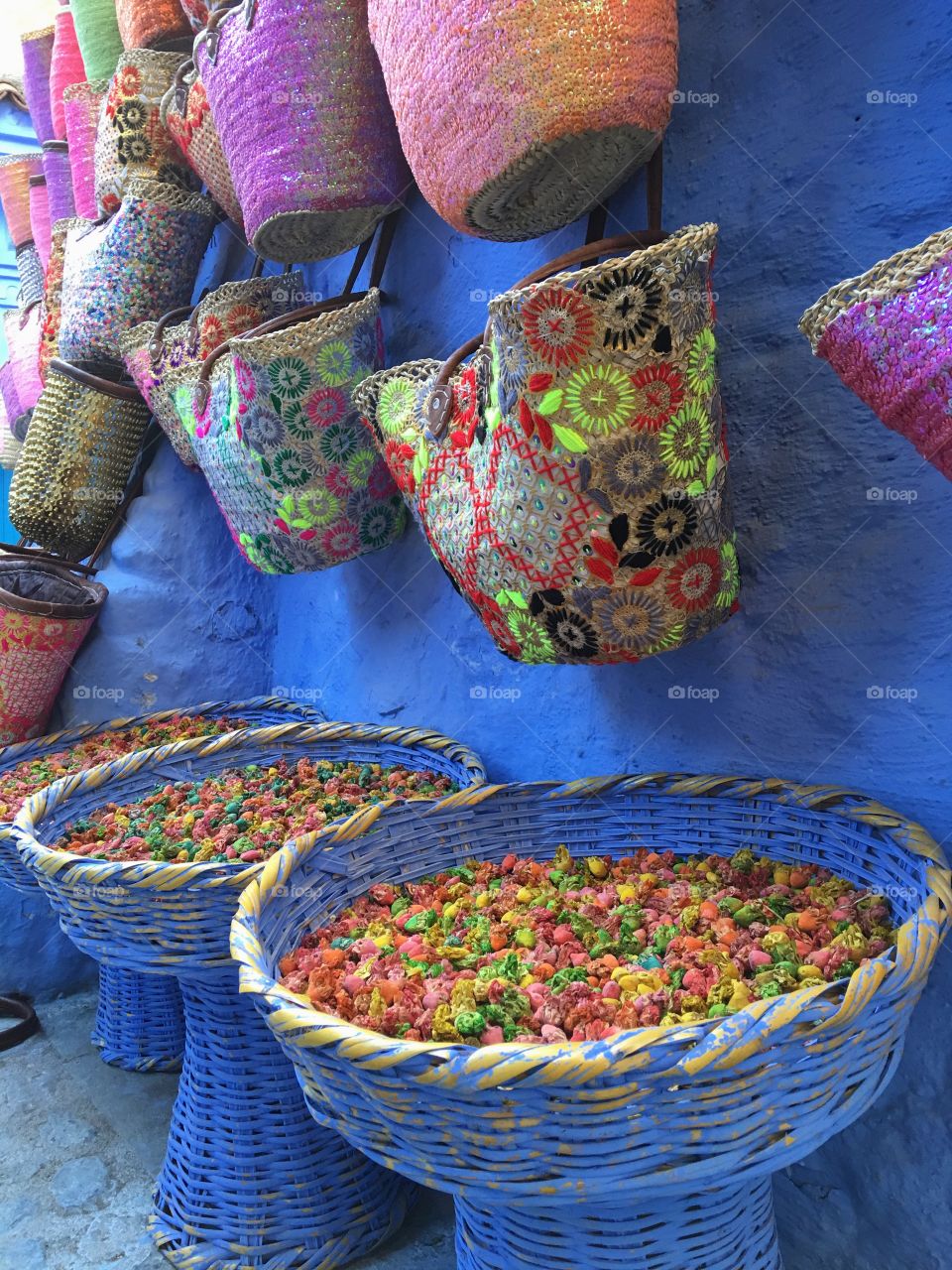 Market, Handmade, Traditional, Color, Basket