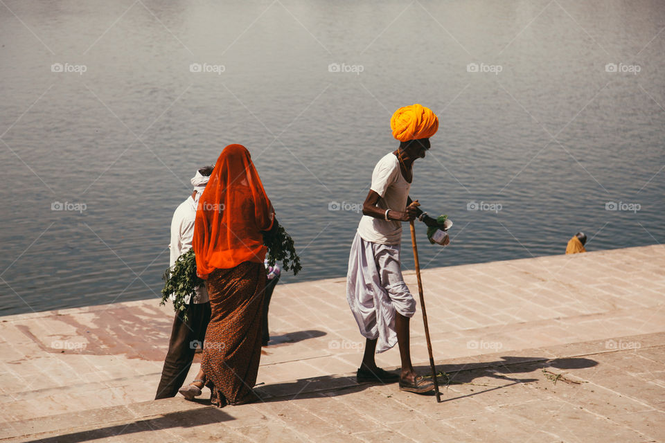 Locals of Pushkar, India.