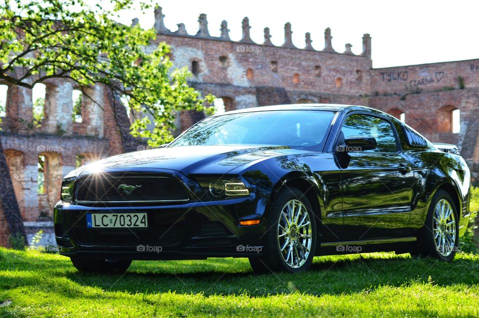 Car with souls Mustang