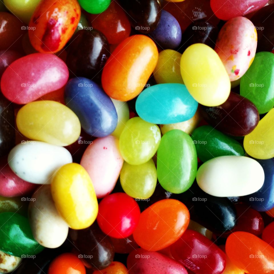 detailed jelly bean pile