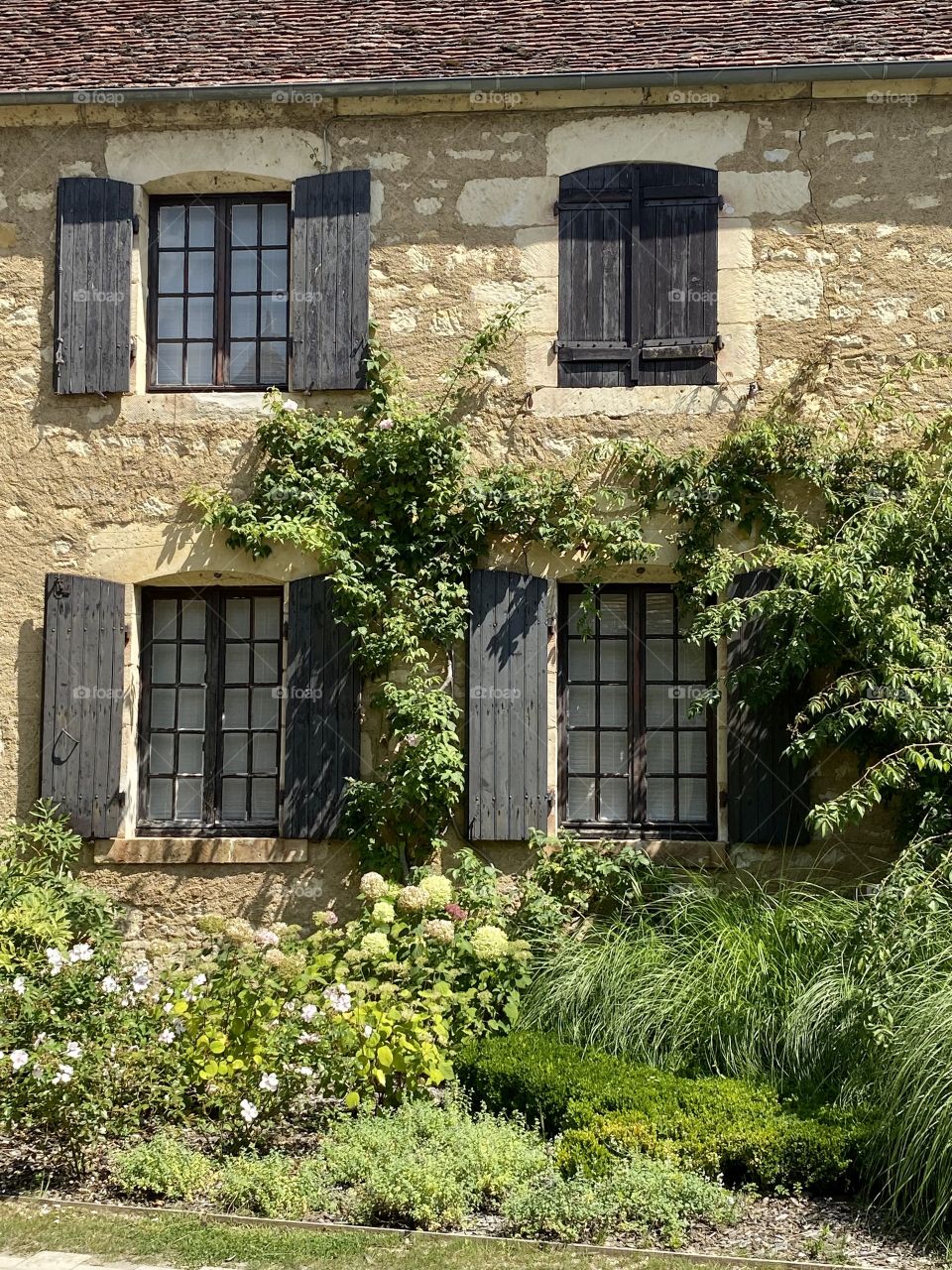 Typical country house in central France