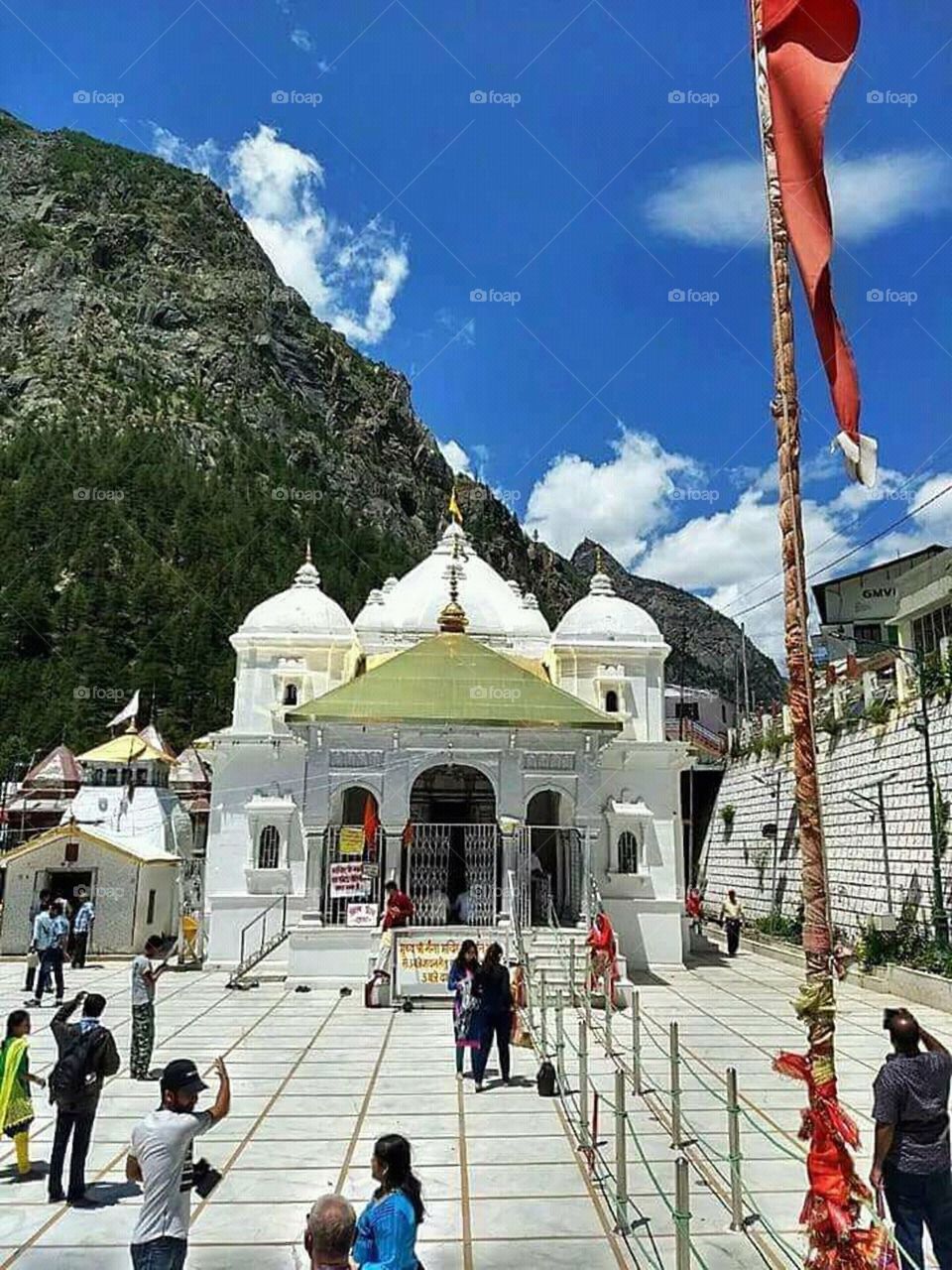 Gangotri is a town in Uttarkashi district in the state of Uttarakhand, India. It is a Hindu pilgrim town on the banks of the river Bhagirathi and origin of River Ganges. It is on the Greater Himalayan Range, at a height of 3,100 metres.