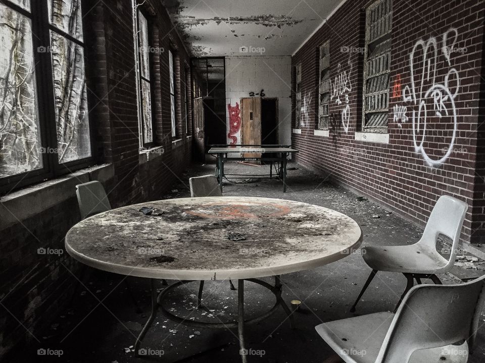 Abandoned, Indoors, Room, Furniture, House