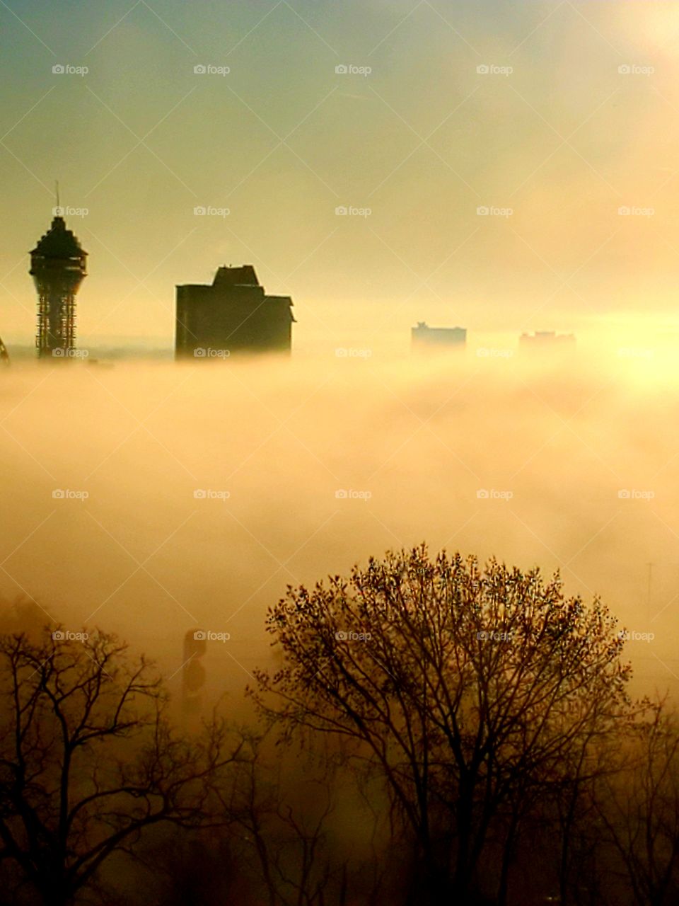 The fog of Niagara falls
