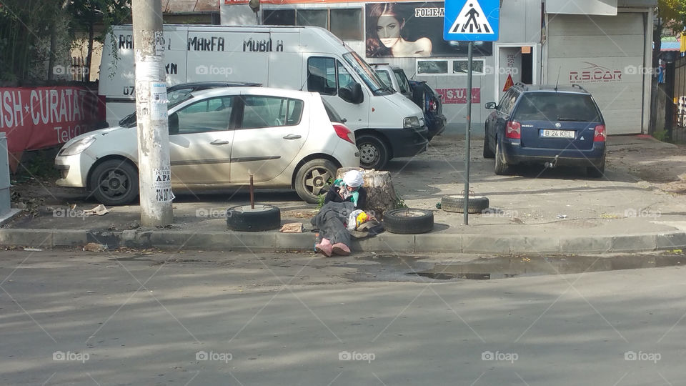 Poor man. Poor street people.