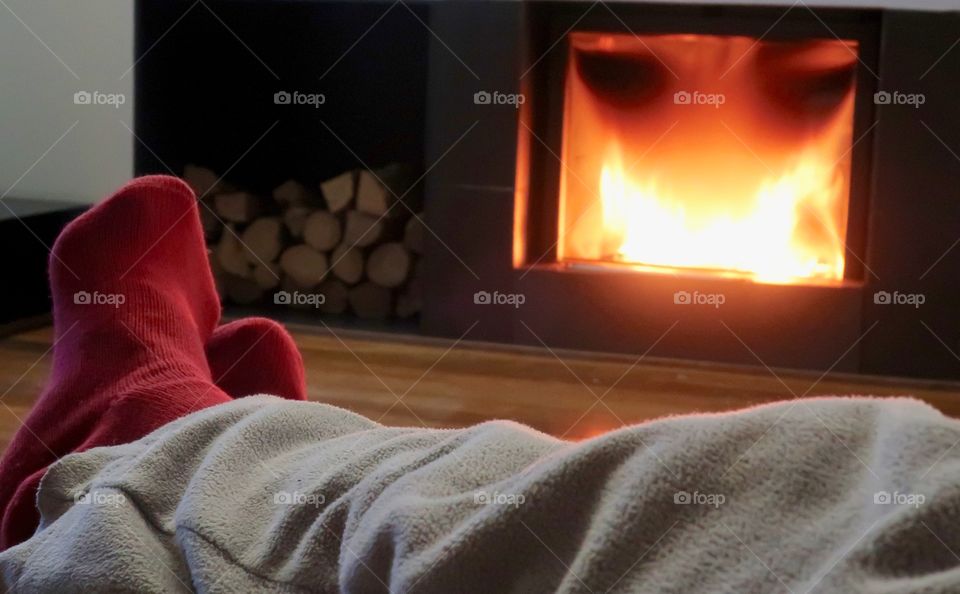 Nice weekend with fire place 