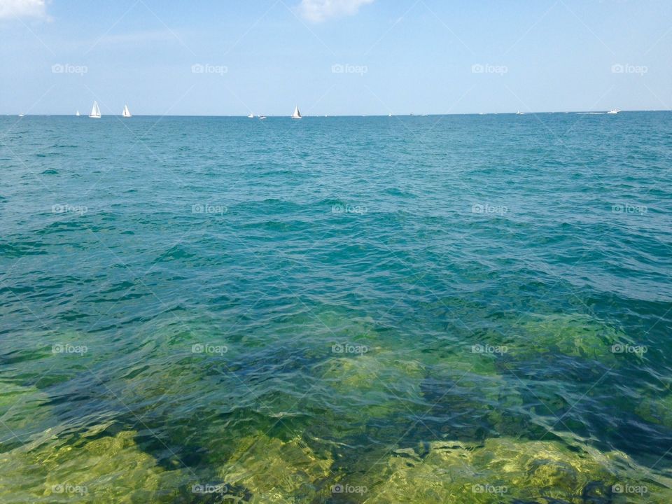 Water. Lake Michigan