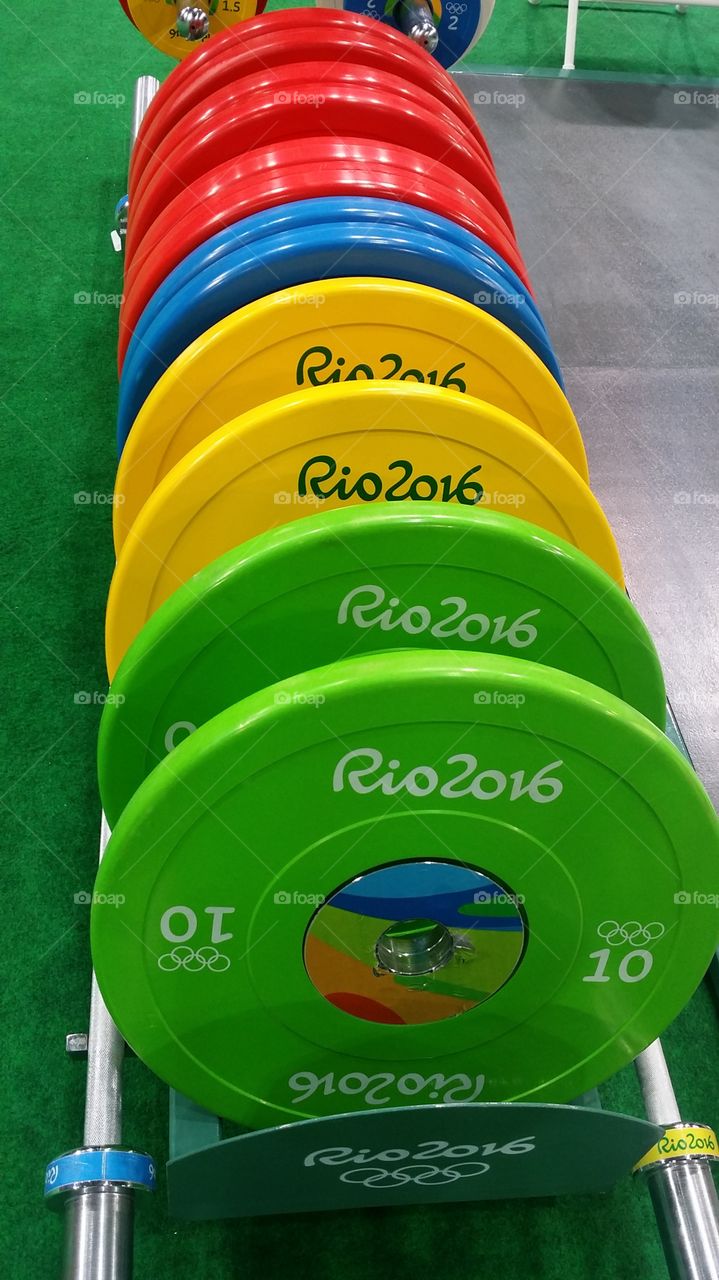 Weightlifting competition Rio 2016 Olympics