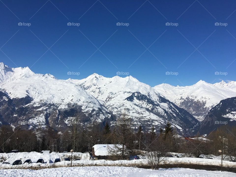 White as snowy landscape 