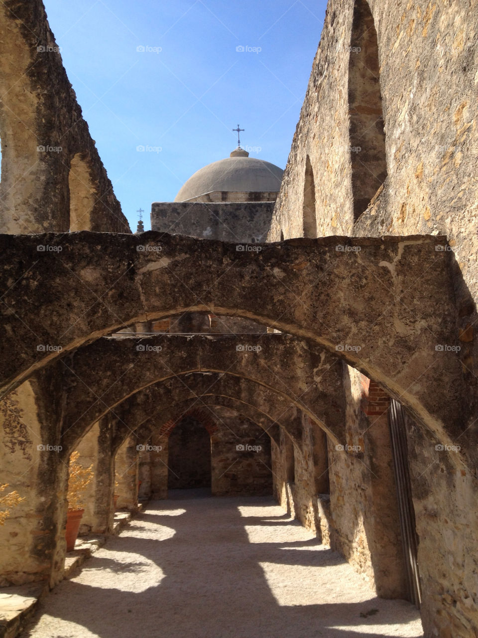 Light and shadows at the mission