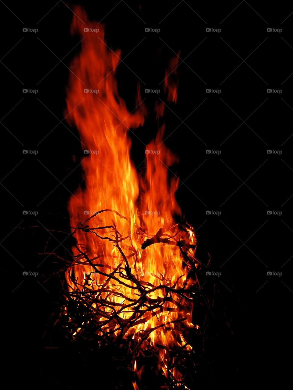 fire flame red color