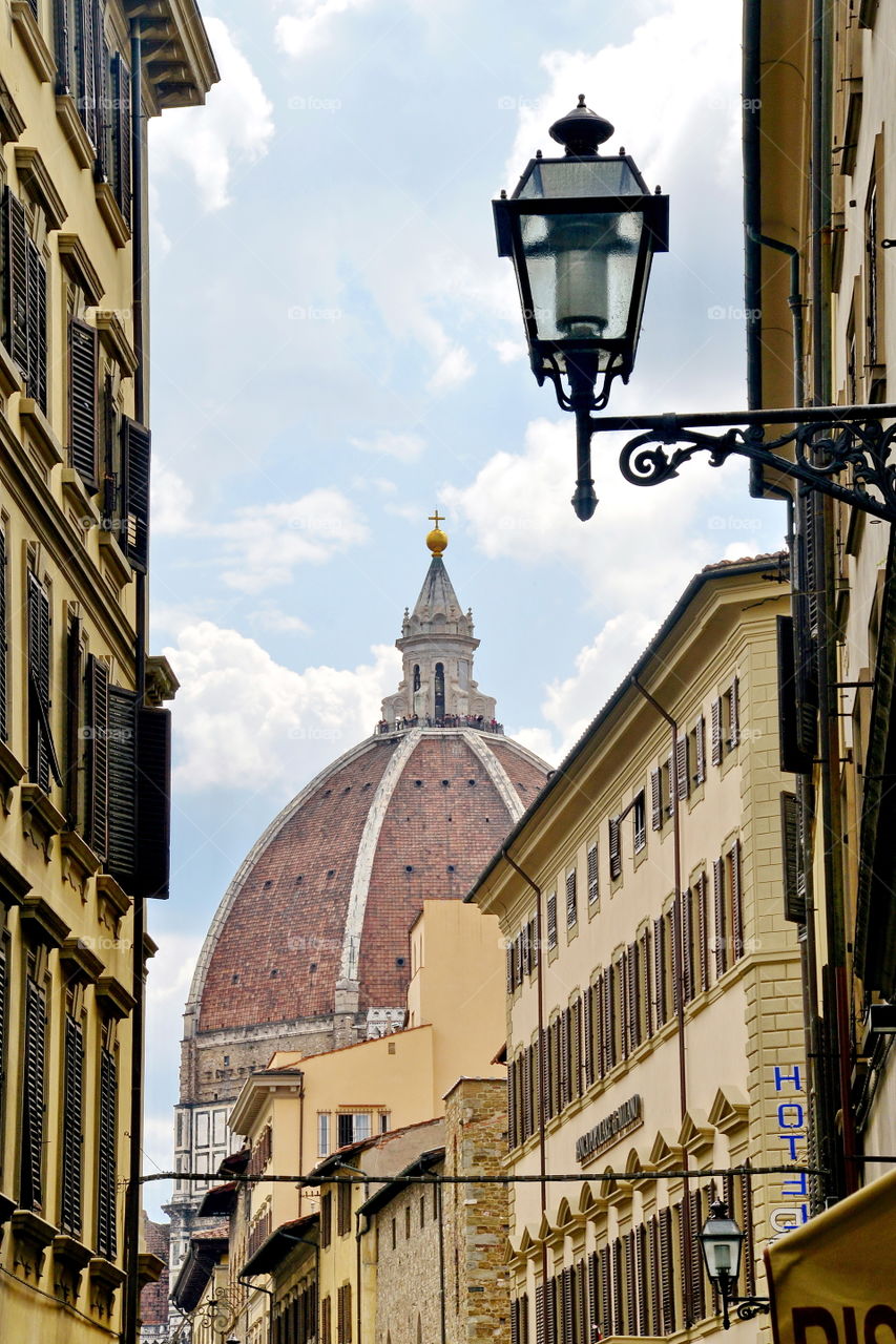 lamppost in the street