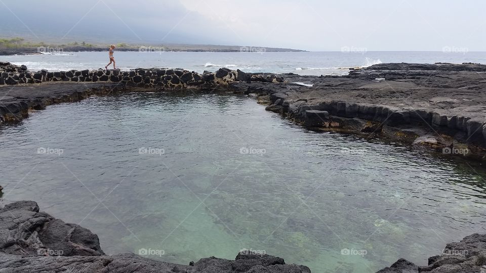 Hawaiian swimming pool