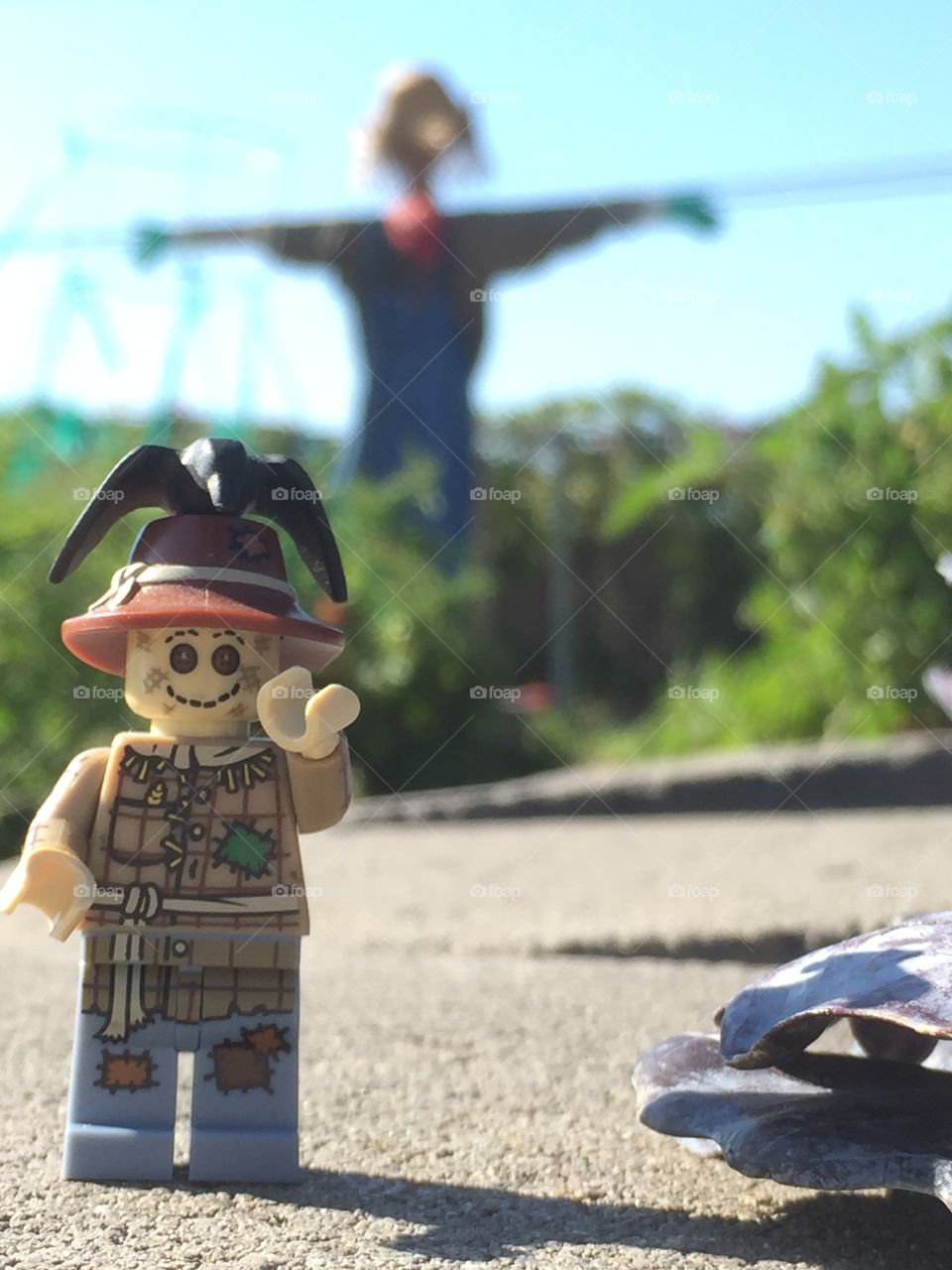 Lego scarecrow