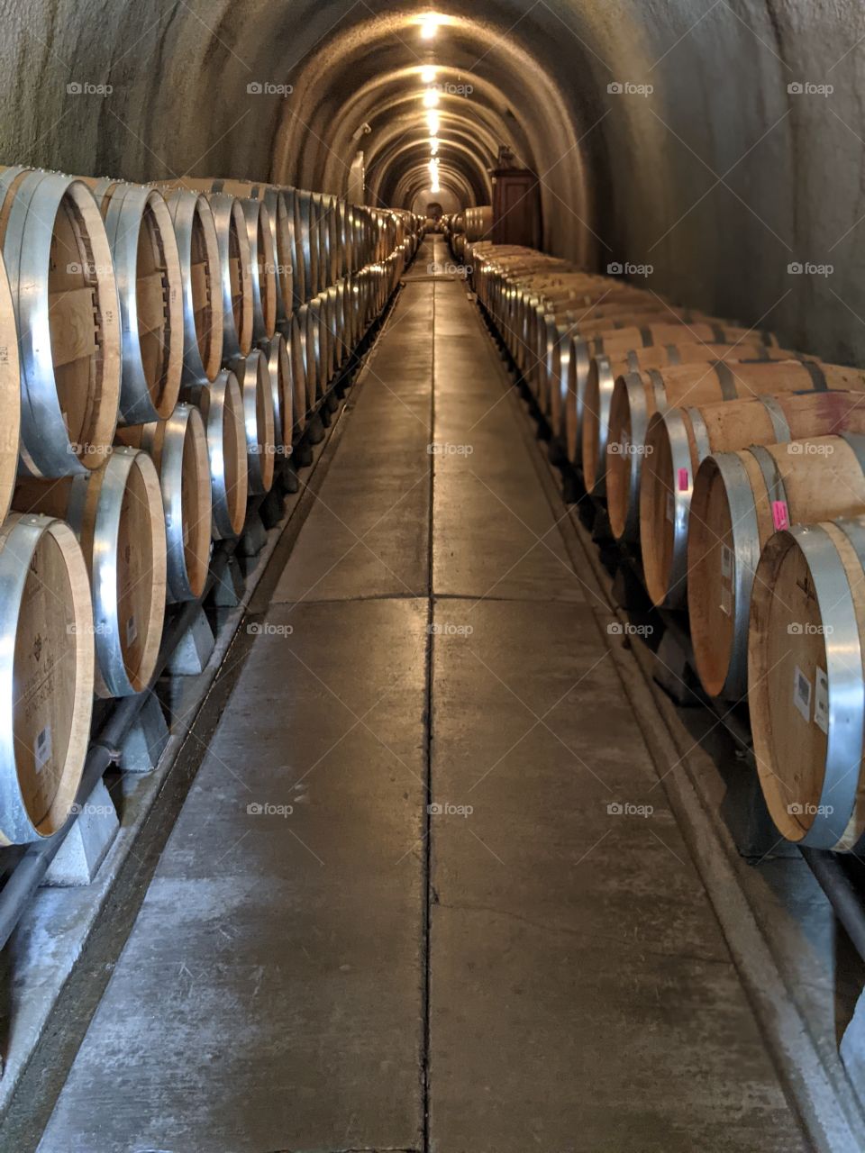 wine barrels