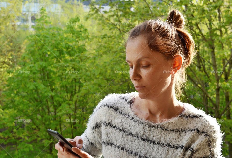 business women outdoor