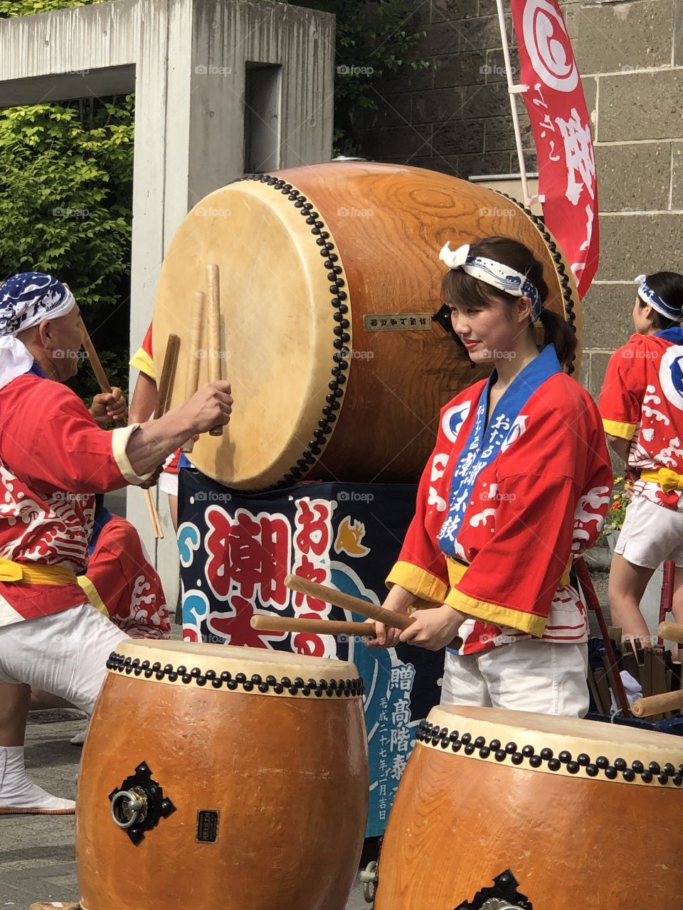 Japanese traditional drums