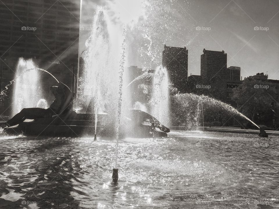 Fountain at Logan's Circle