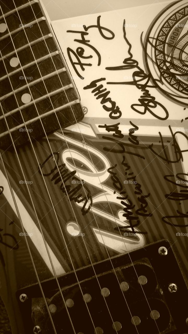 Signed  Guitar