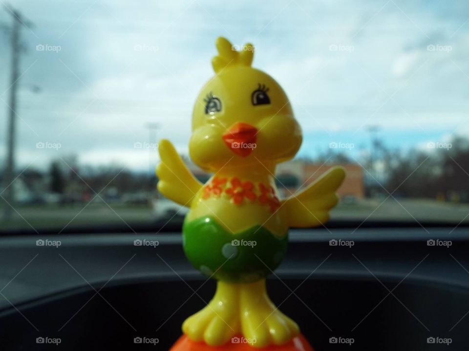 Solar dancing chicken 